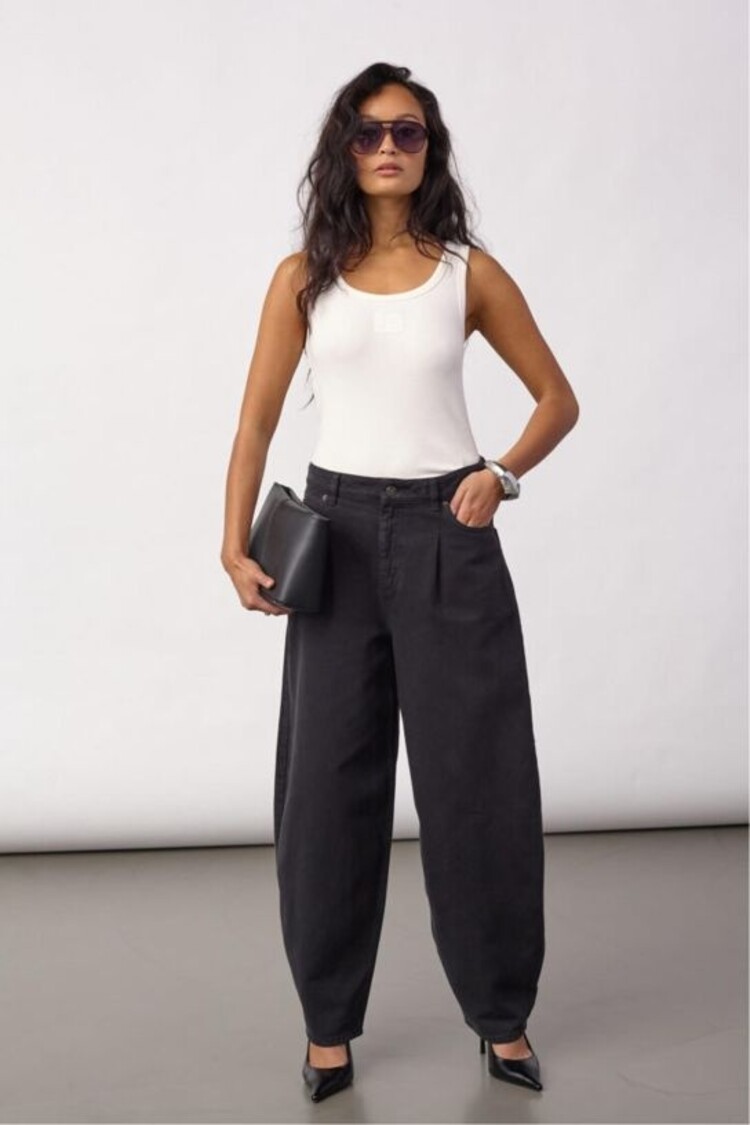 Co'Couture Akira Barrel Pant - Black