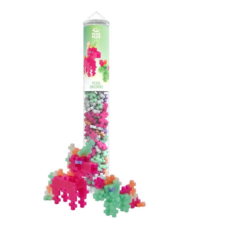 Plus - Plus Tube 100 stuks - Pearl Unicorn
