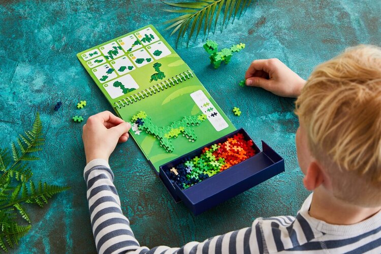 Plus - Plus Activity Pad 125 stuks - Dino