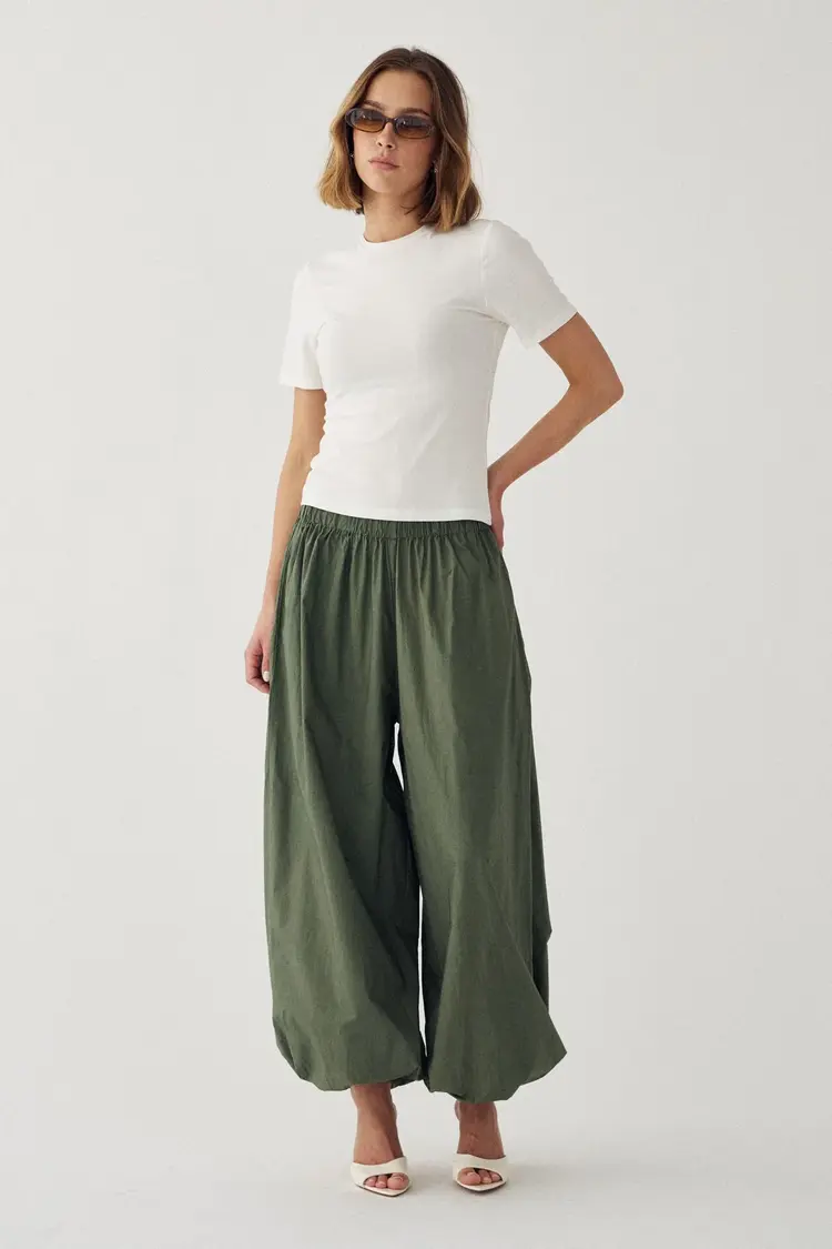 Noella Nerine Pants - Green leaf