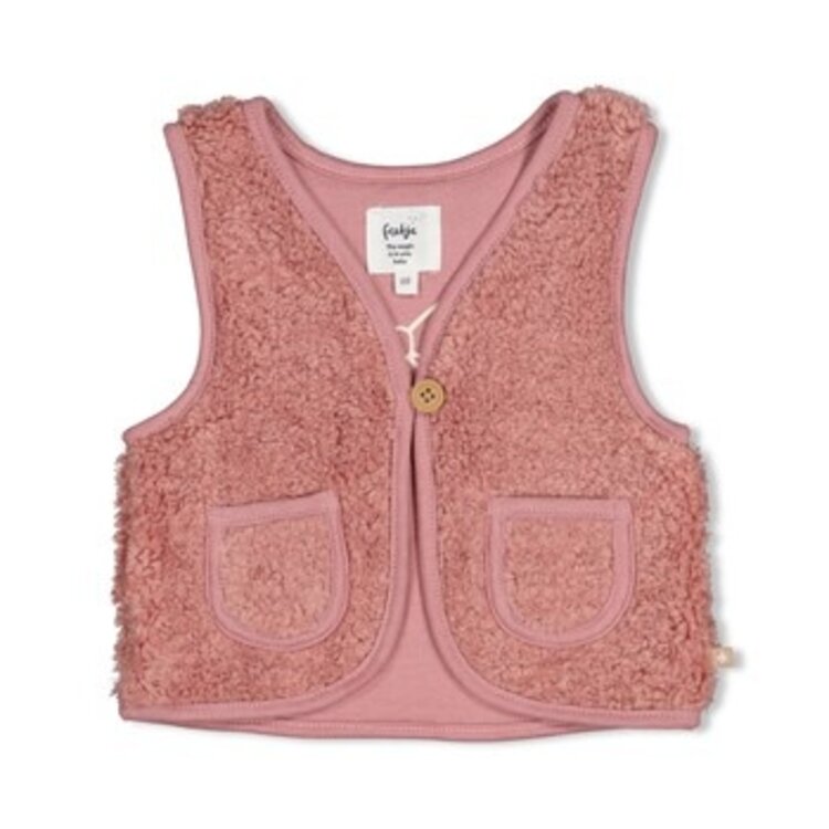 Feetje Teddy Gilet - Dress to impress - Mauve