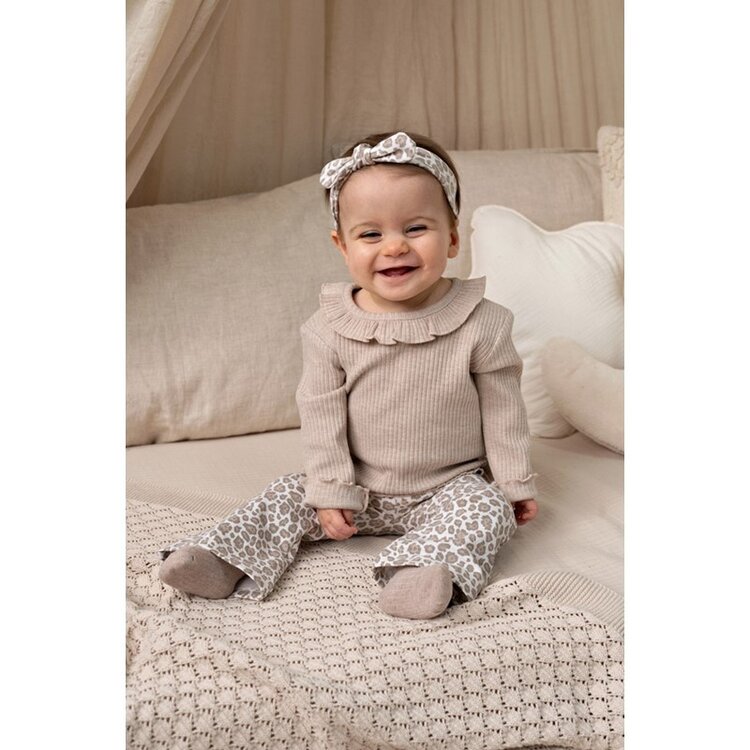 Feetje Longsleeve Rib - Dress to Impress - Taupe Melange