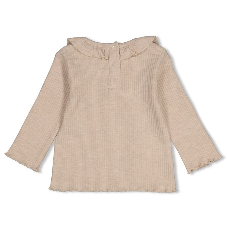 Feetje Longsleeve Rib - Dress to Impress - Taupe Melange