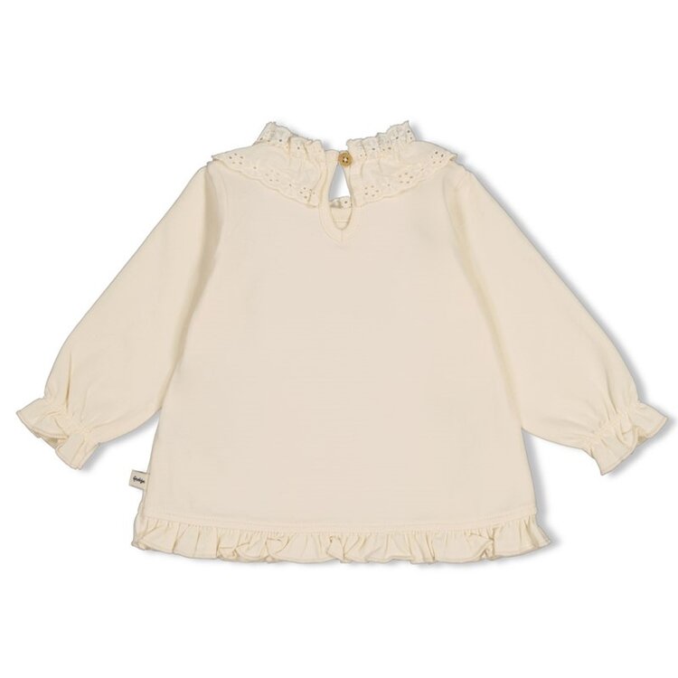 Feetje Longsleeve met kraag - Winter Denims - Offwhite