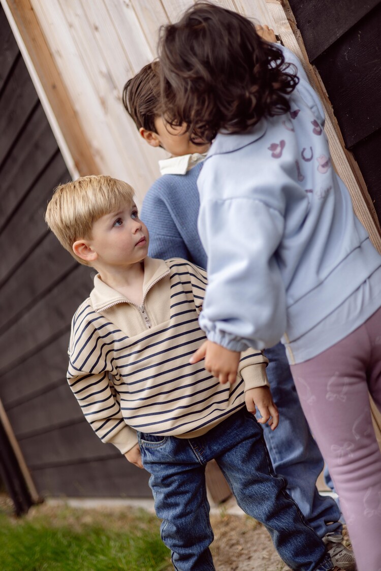 LEVV Sweater Dido - Dark Blue Stripe