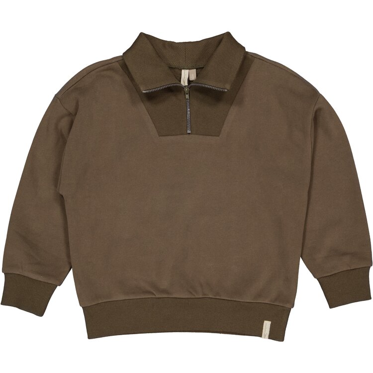 LEVV Sweater Diecke - Dark Green
