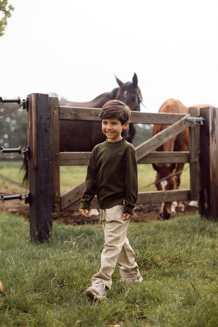 LEVV Sweater Djarno - Dark Green