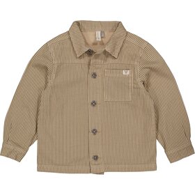 LEVV Jacket Jurre - Dark Green Stripe