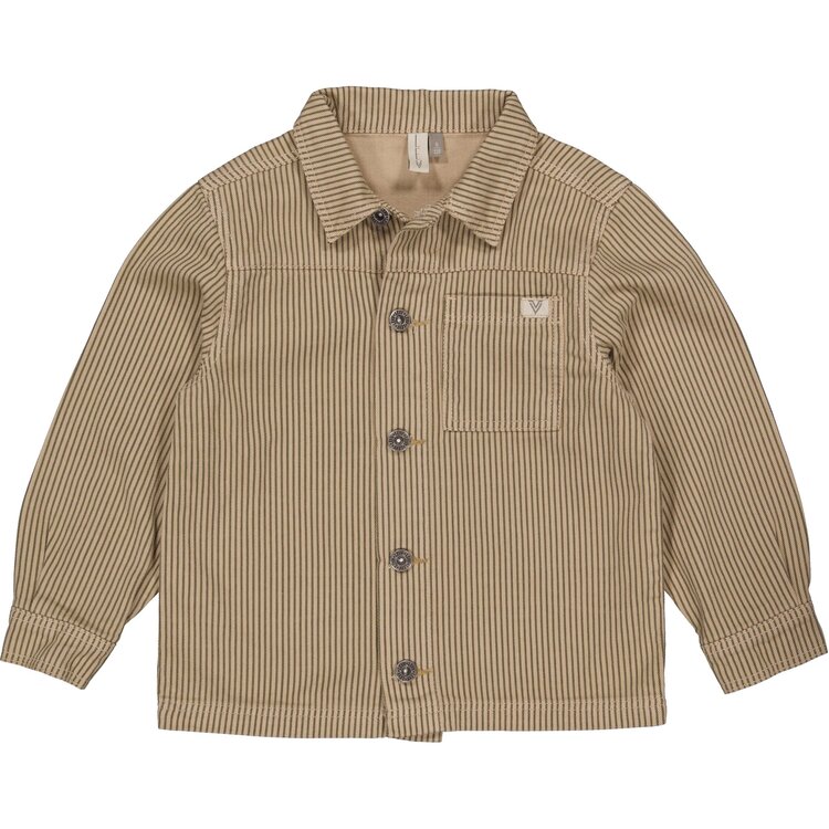 LEVV Jacket Jurre - Dark Green Stripe