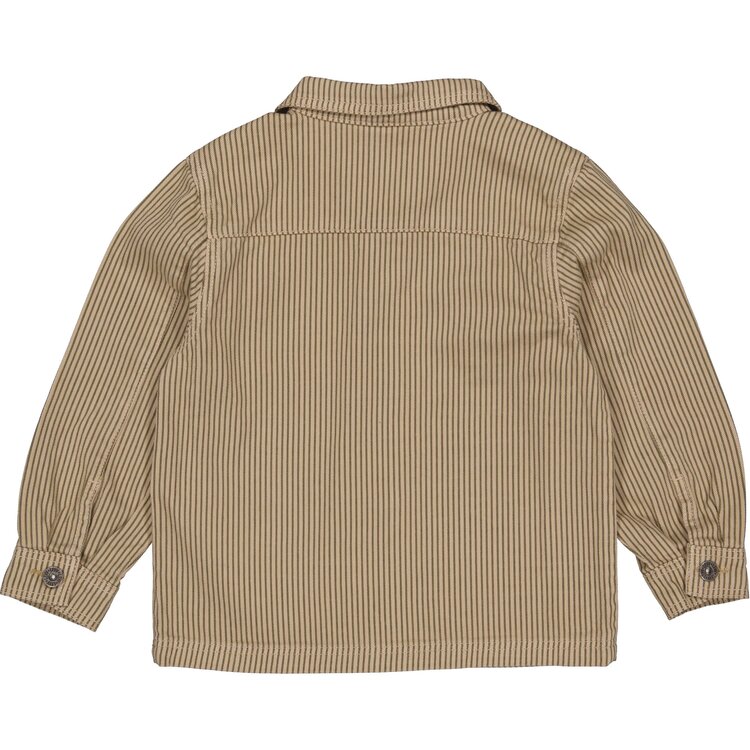 LEVV Jacket Jurre - Dark Green Stripe