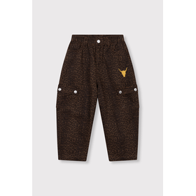 Alix the label Kids Woven Leopard Cargo Pants - Animal