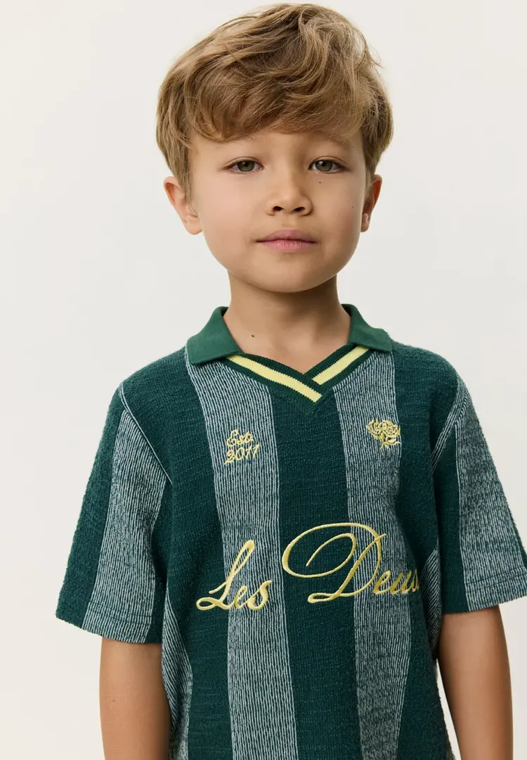 Les Deux Jacquard Football Jersey Kids - Pine Green