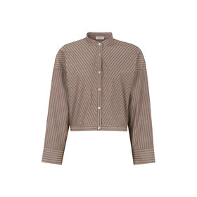 Tooday Delia LS Shirt - Bitter Chocolate