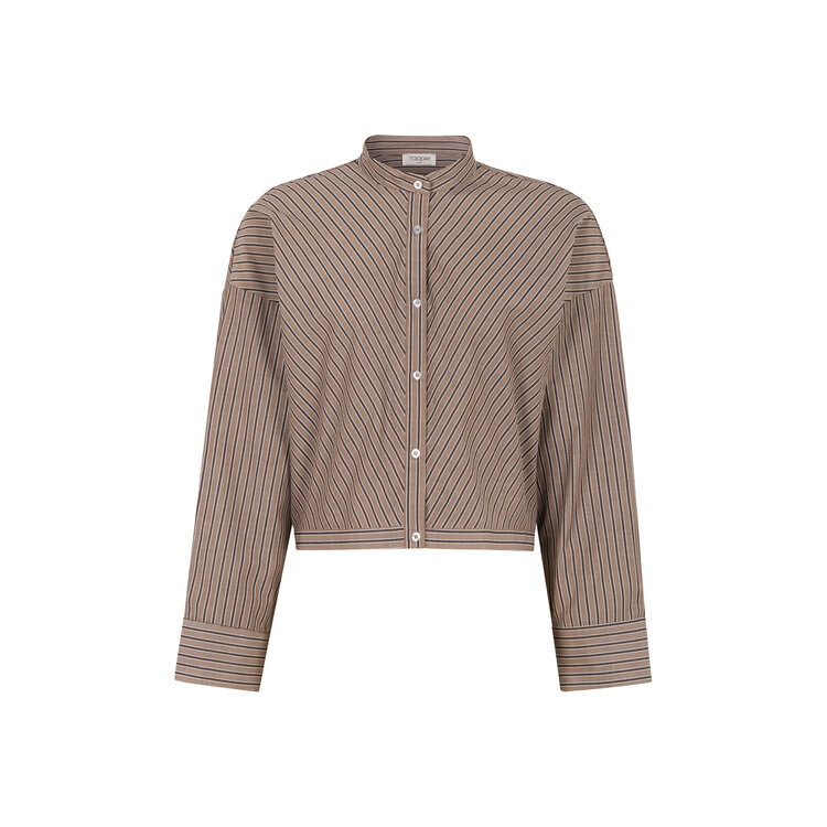 Tooday Delia LS Shirt - Bitter Chocolate