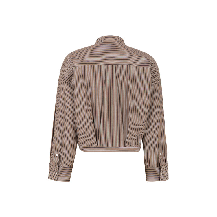 Tooday Delia LS Shirt - Bitter Chocolate