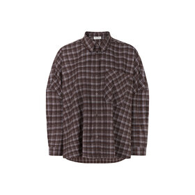Tooday Dina Oversize Shirt - Brown Check