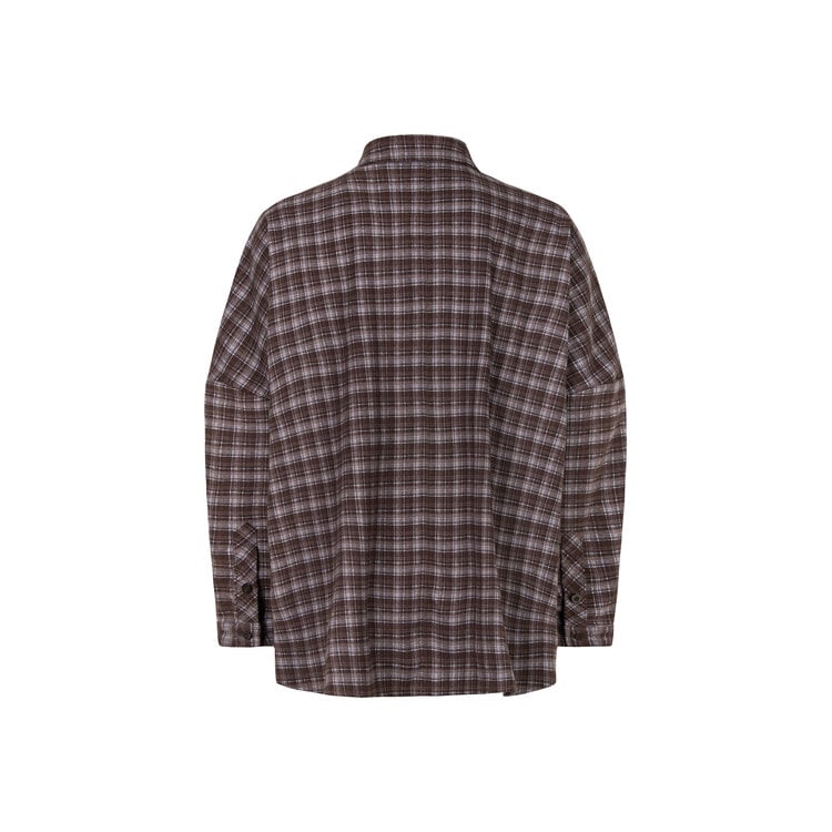 Tooday Dina Oversize Shirt - Brown Check