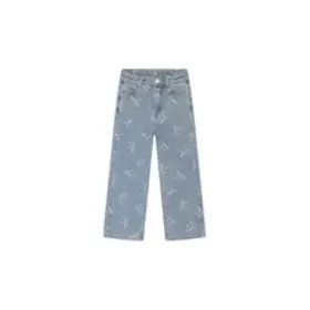 Daily7 Denim Wide Fit Bow - Denim