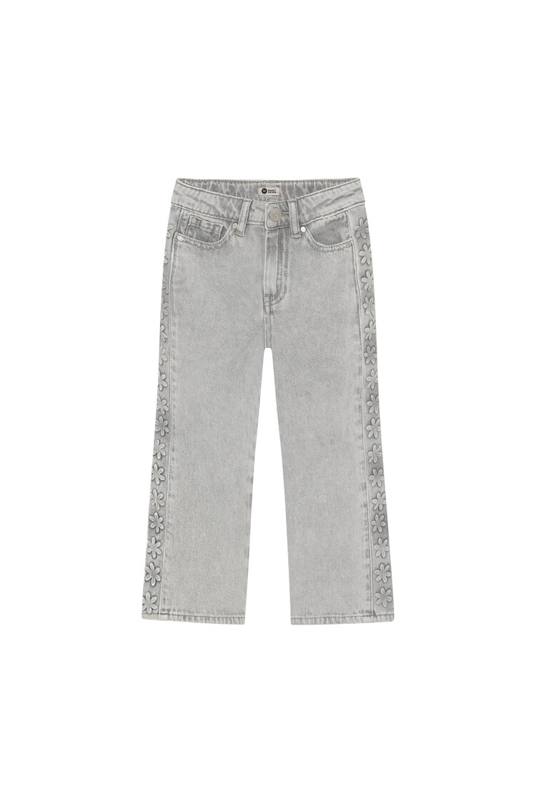 Daily7 Denim Wide Fit Embossing - Light Grey Denim