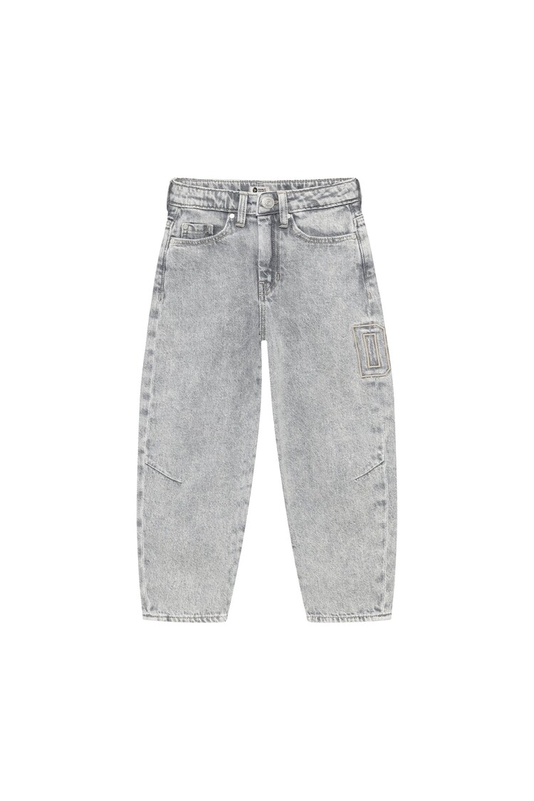 Daily7 Denim Barrel Fit print - Used Grey Denim