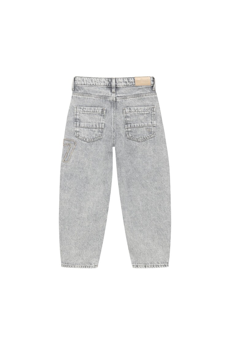 Daily7 Denim Barrel Fit print - Used Grey Denim