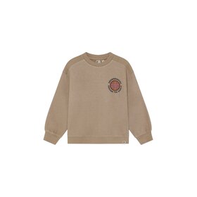 Daily7 Oversized Sweater Backprint - Plaza Taupe