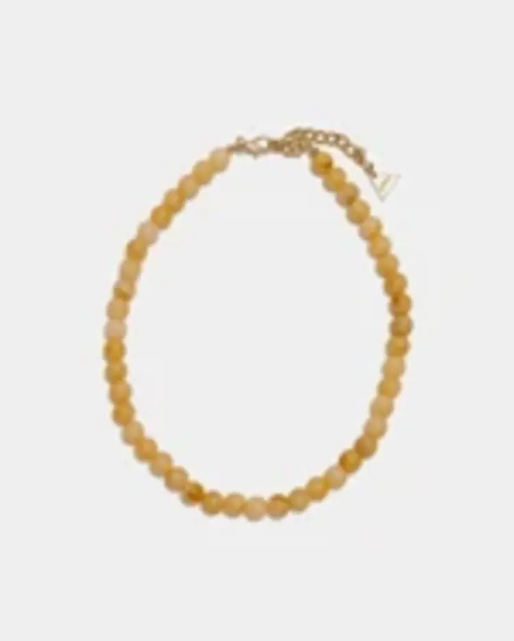Bow19 Amara Bead Necklace - Powder