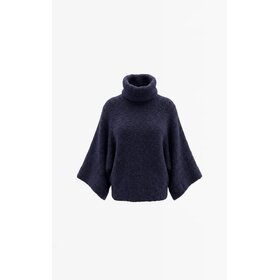 Aimée The Label Namibia Knitted Sweater - Marine Melange