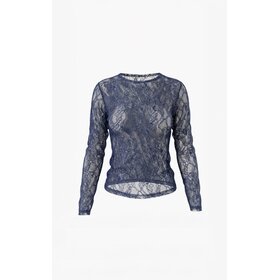 Aimée The Label Tonny Lace round neck - Marine