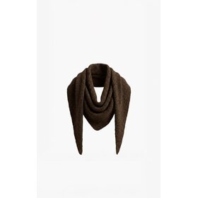 Aimée The Label Luzern Scarf - Brown/Marine Melange
