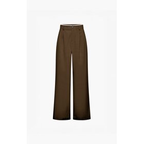 Aimée The Label Lux Trouser - Brown