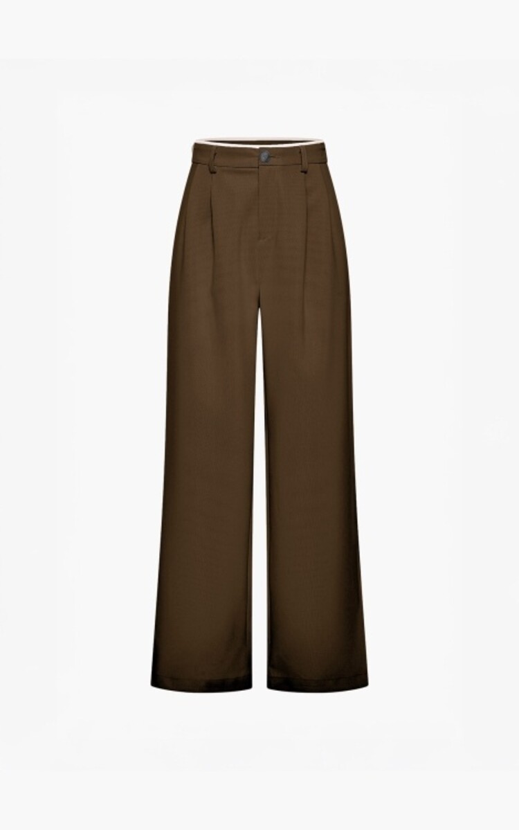 Aimée The Label Lux Trouser - Brown