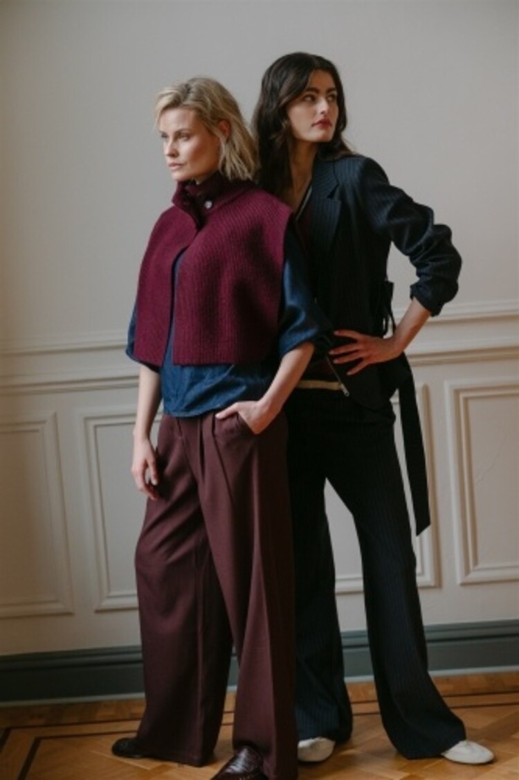 Aimée The Label Lux Trouser - Brown
