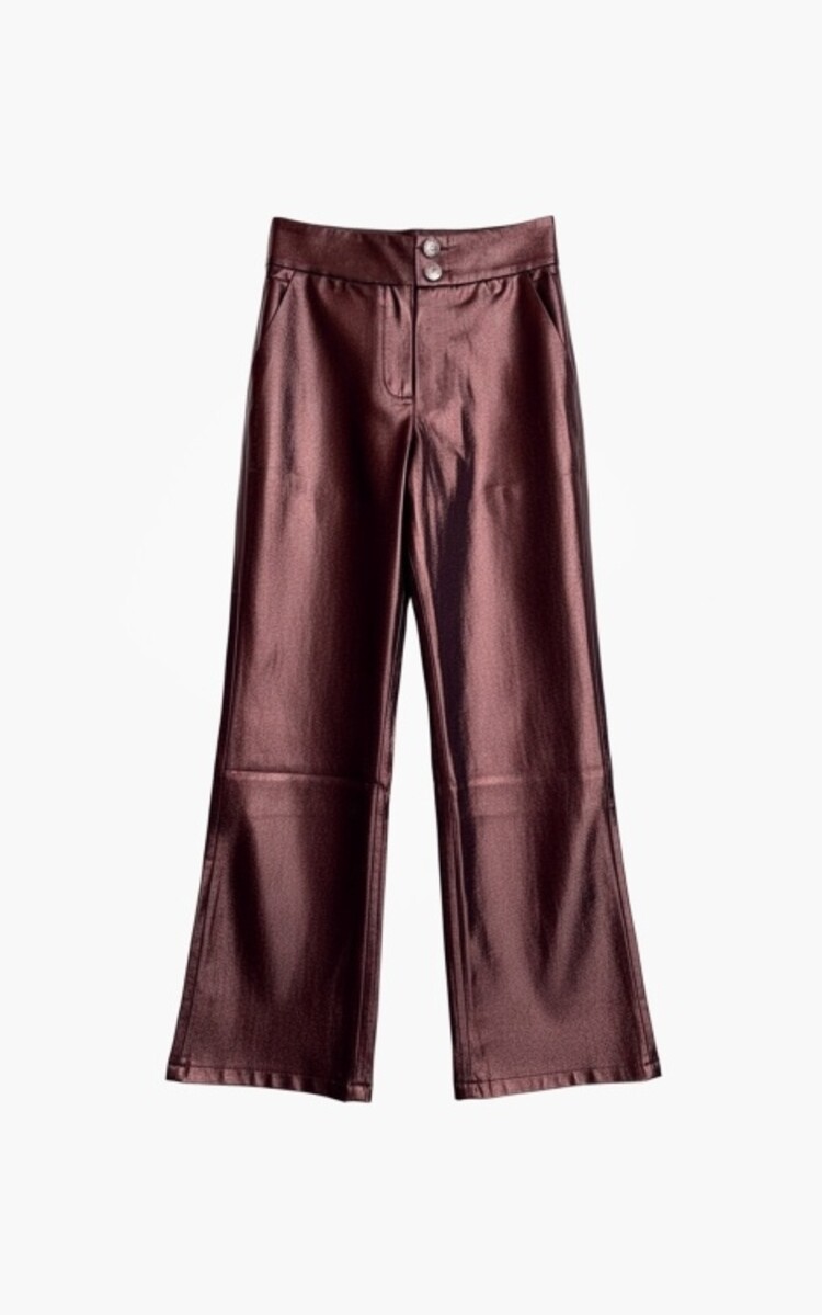 Aimée The Label Moise Trouser - Burgundy