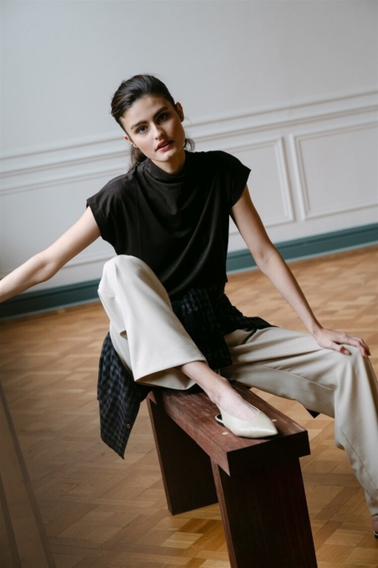 Aimée The Label Mandy Top - Brown