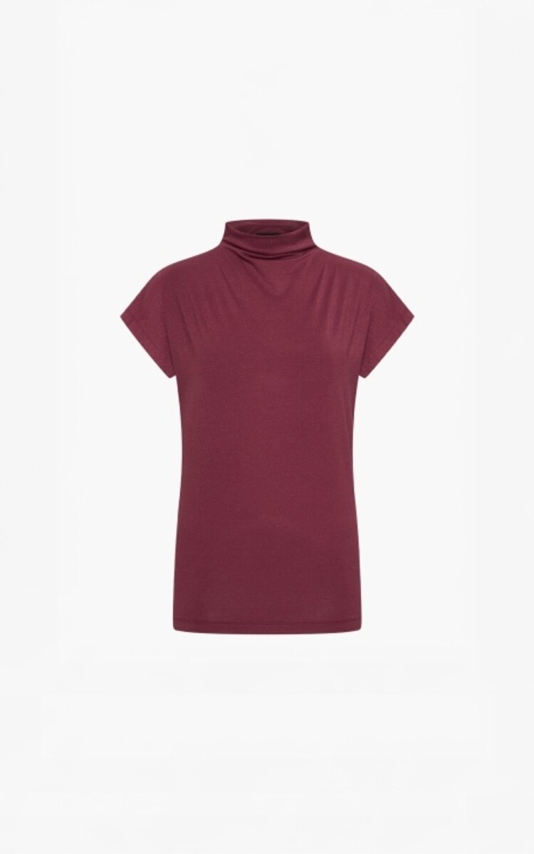 Aimée The Label Mandy Top - Burgundy