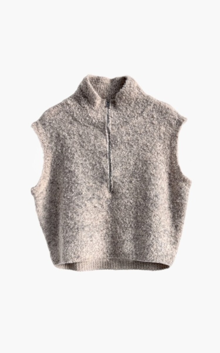 Aimée The Label Loira Waistcoast - Sand Melange