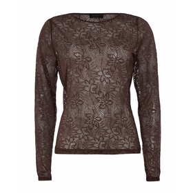 Aimée The Label Tonny Lace round neck - Brown