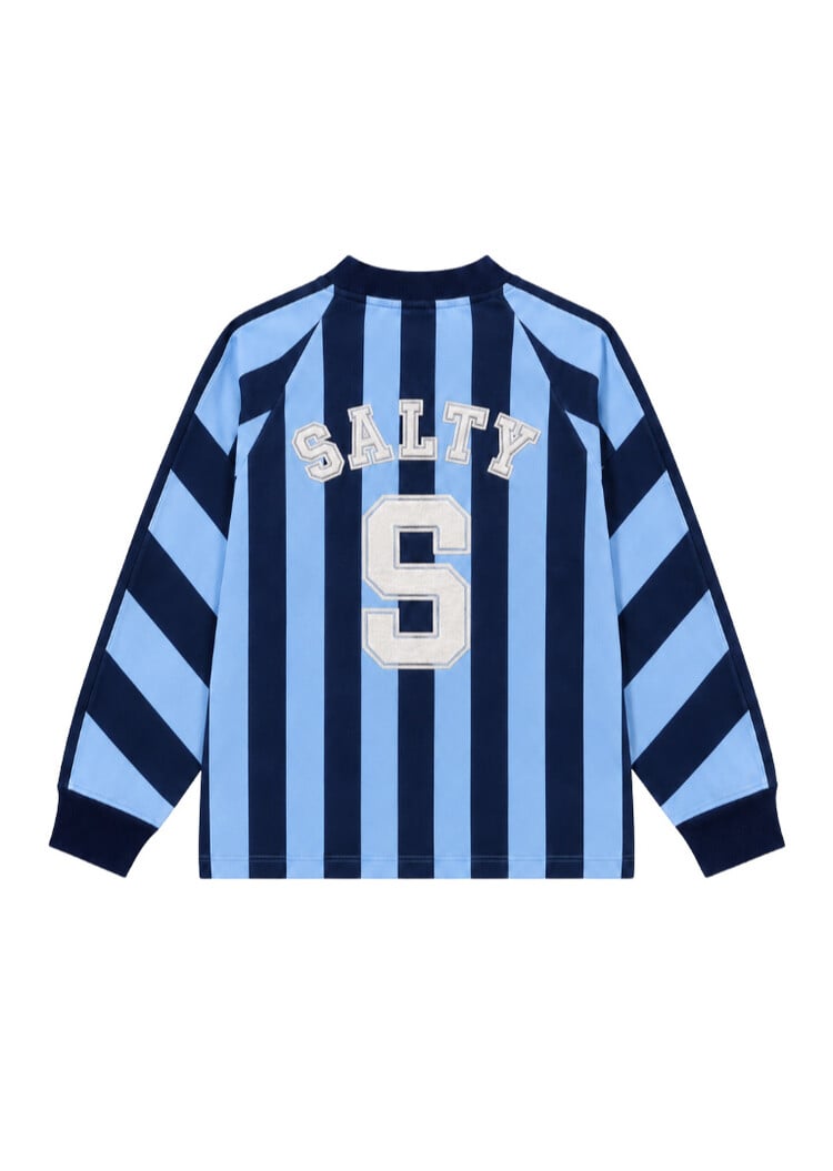 Salty Stitch Salty Sport tee stripes - Blue