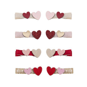 MIMI&LULA Teeny weeny heart salon hair clips