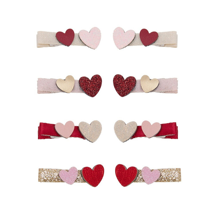 MIMI&LULA Teeny weeny heart salon hair clips