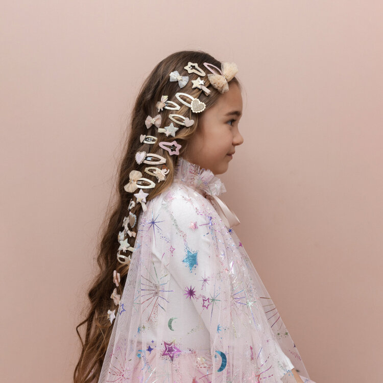 MIMI&LULA Scalloped Heart hair clips