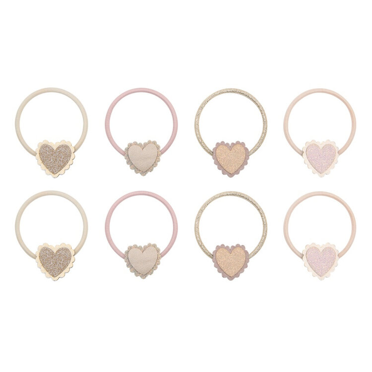 MIMI&LULA Scalloped Heart hair ties