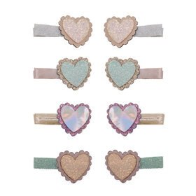MIMI&LULA Scalloped Heart salon hair clips
