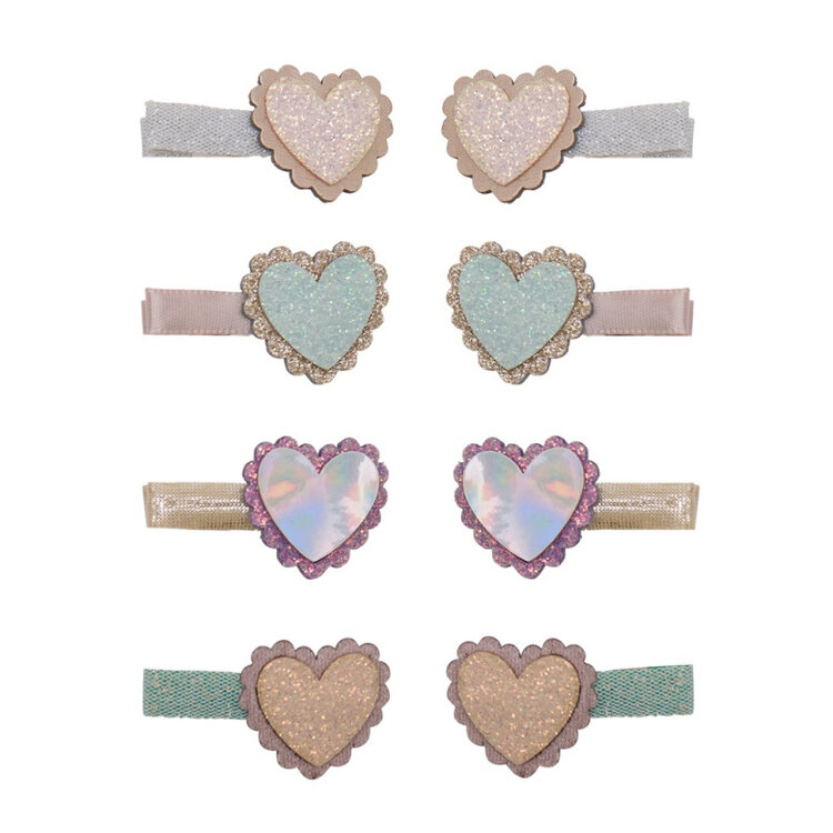 MIMI&LULA Scalloped Heart salon hair clips