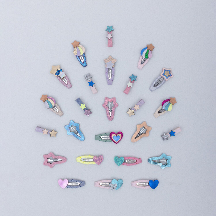 MIMI&LULA Happy heart mini hair clips