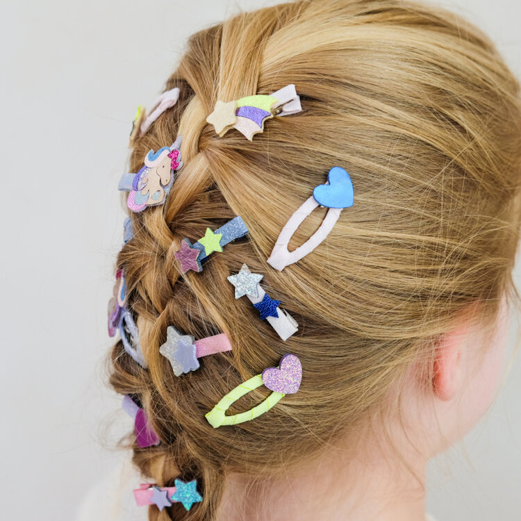 MIMI&LULA Happy heart mini hair clips