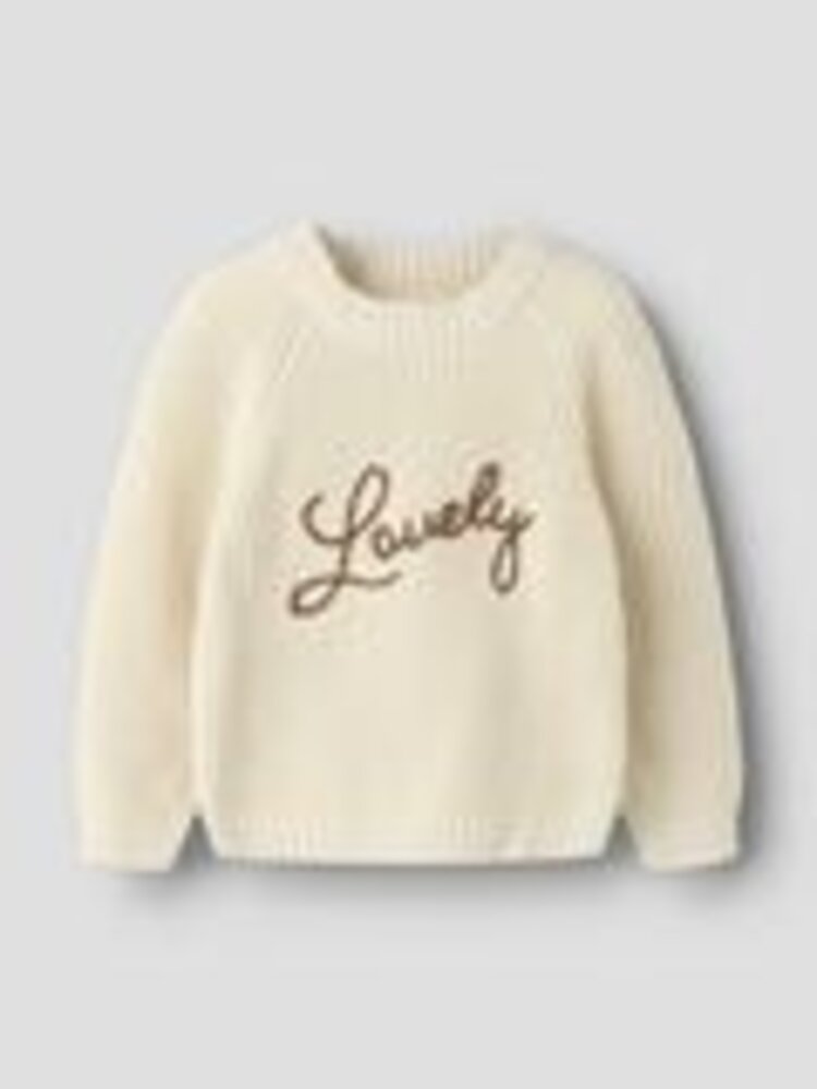 Lil'Atelier Baby Femlen Ls Knit - Turtledove