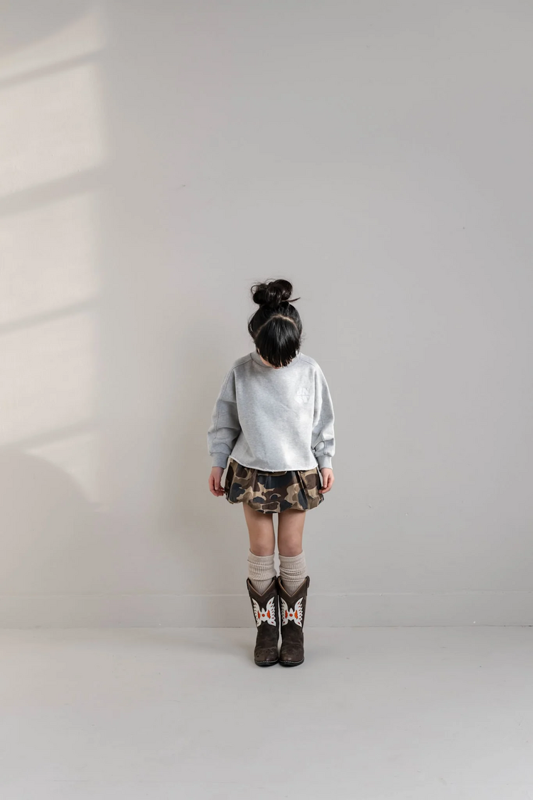 Jenest Betty Cargo Skirt - caramel brown camouflage
