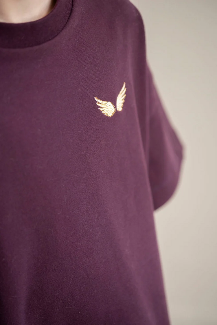 Jenest Tessie T-shirt - cherry bordeaux